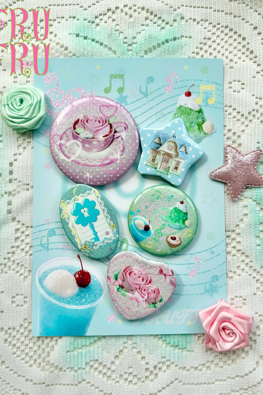 Rose Soda Double Flash Badge Set-Up