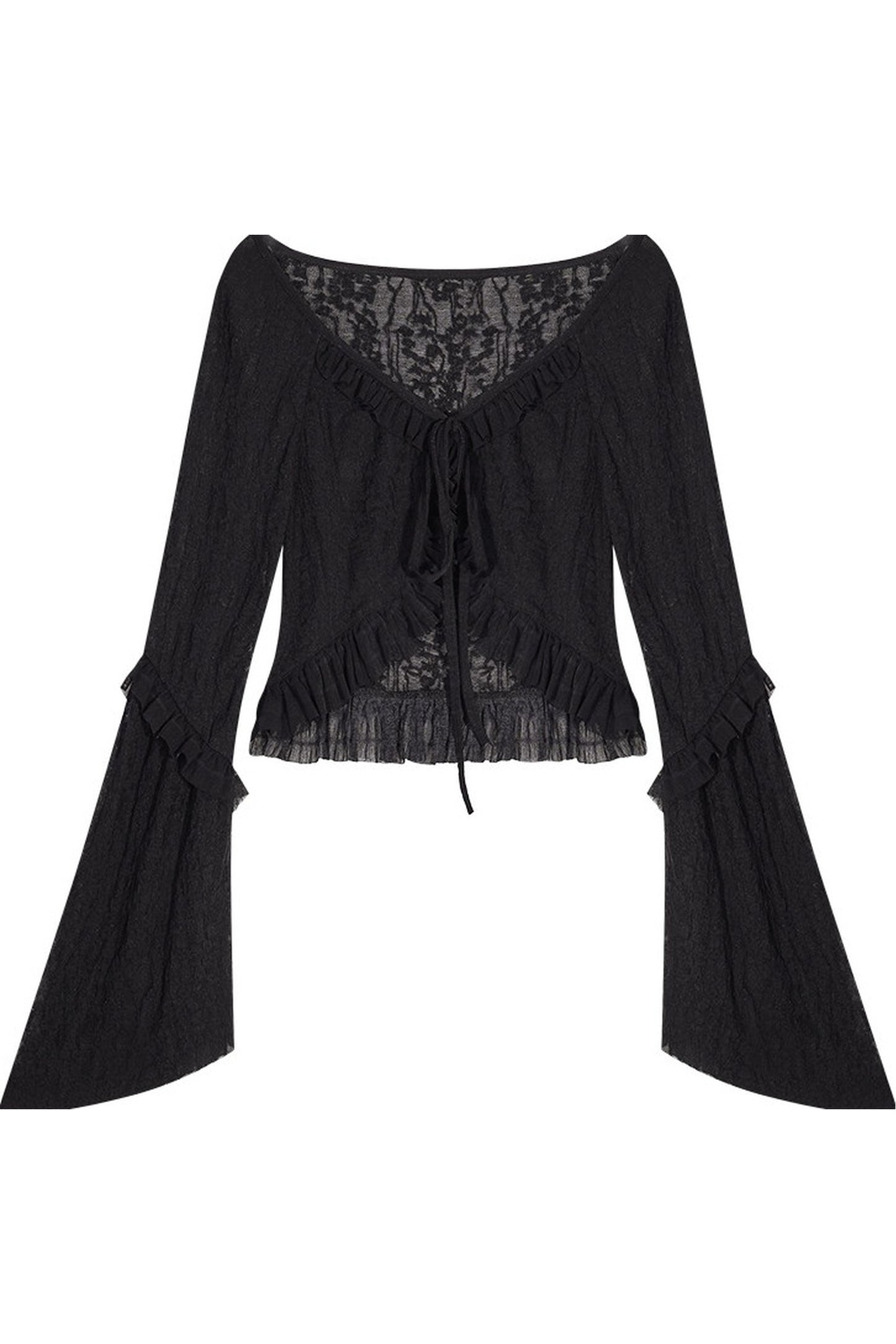 Schwarze schmale Strickjacke
