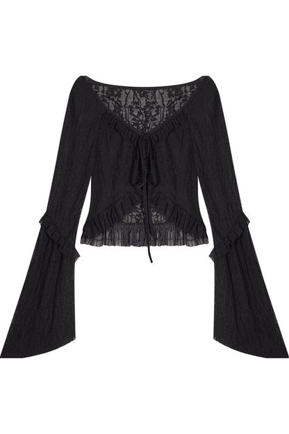 Schwarze schmale Strickjacke
