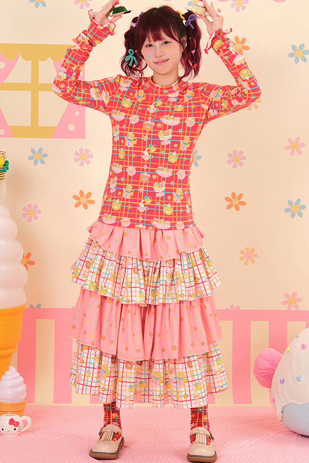 Showa Dessert House Stretch Knit Top