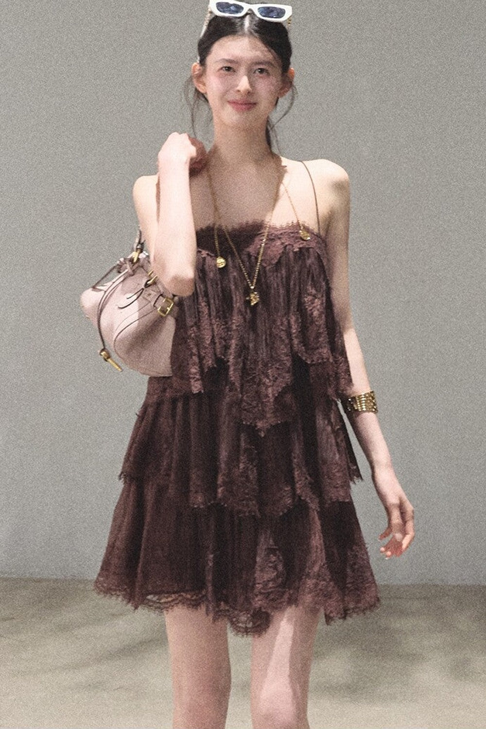 Heartbeat Lace Tiered Dress Set-Up