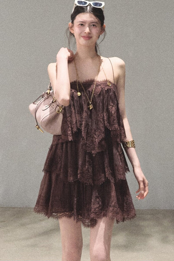 Heartbeat Lace Tiered Dress Set-Up