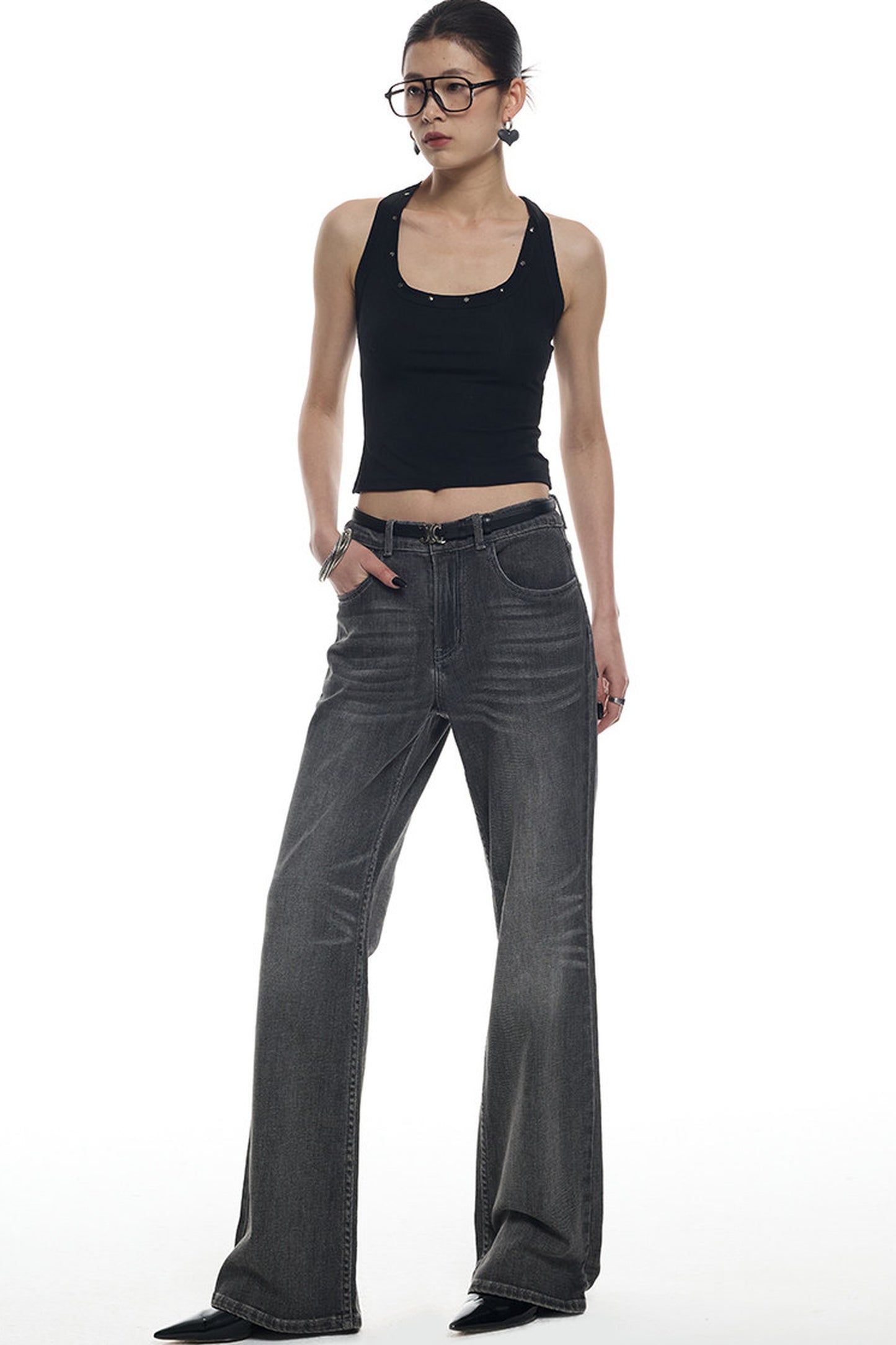 U-Neck Ribbed Tank Top