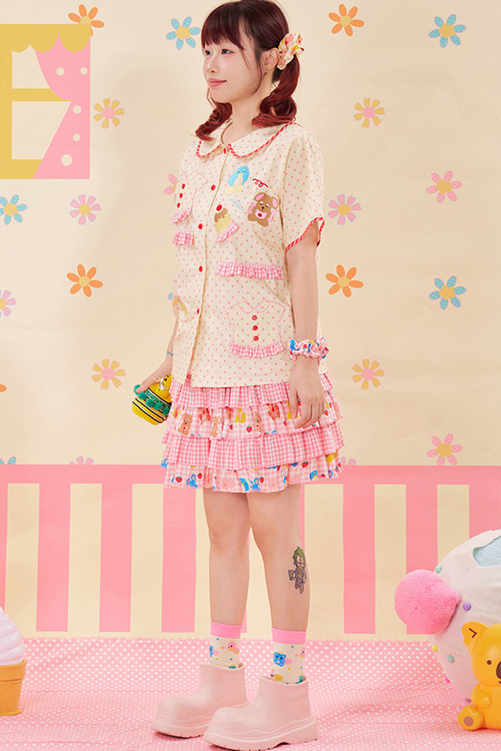 Polka Dot Cake Skirt