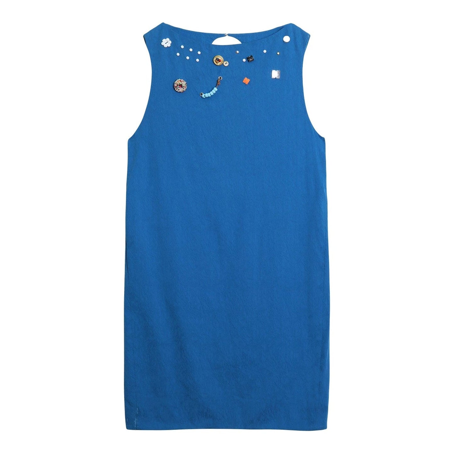 Studded Backless Tank Dress