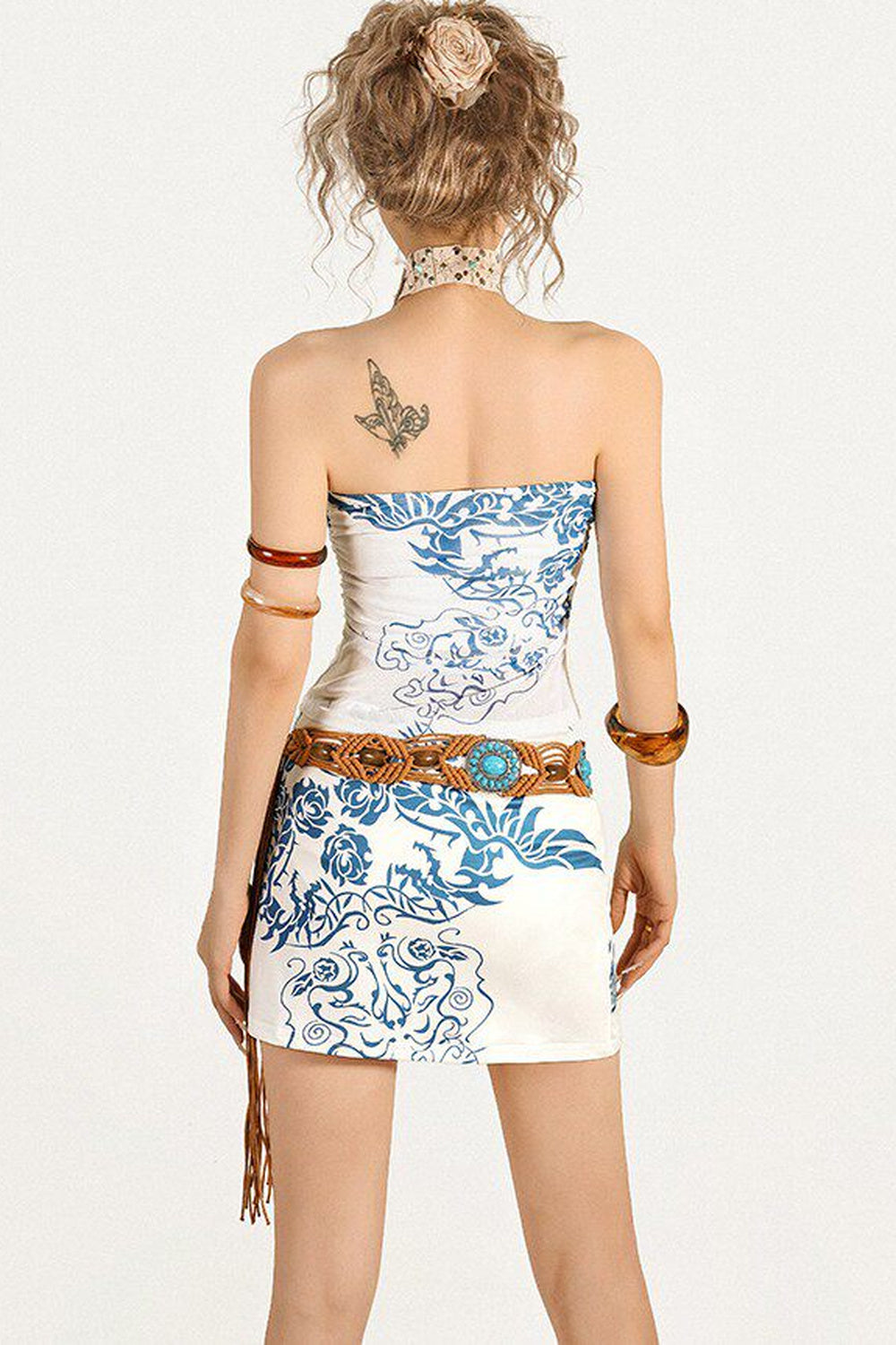 Retro Forest Agate Belt
