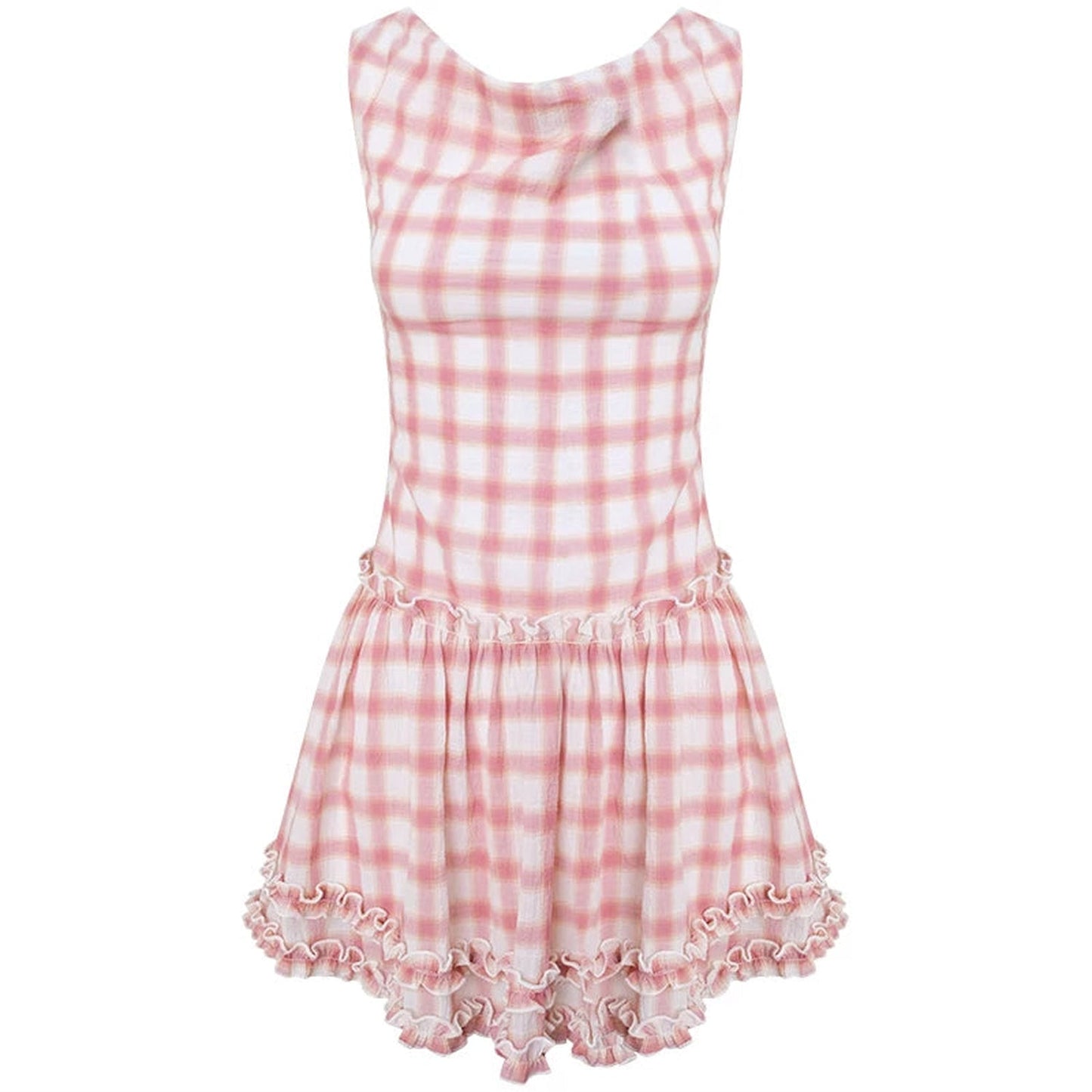 Sweetheart Plaid Summer Dress