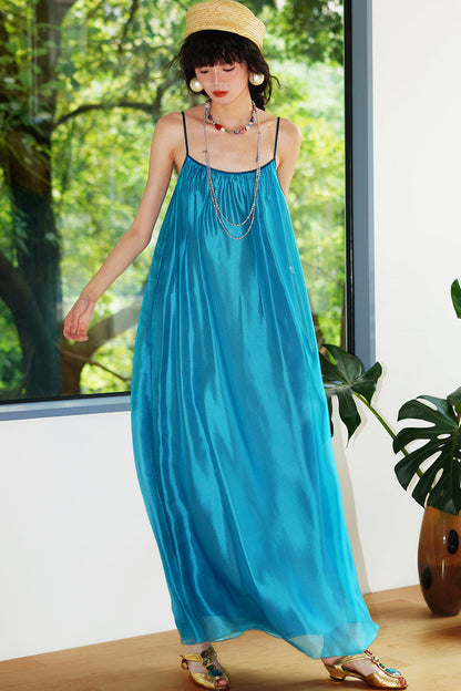Pearlescent Gauze Dress Set