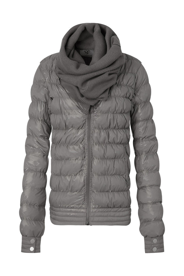 Ribbed Down Jacket
