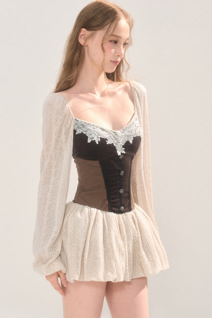 Knitted Patchwork Dress