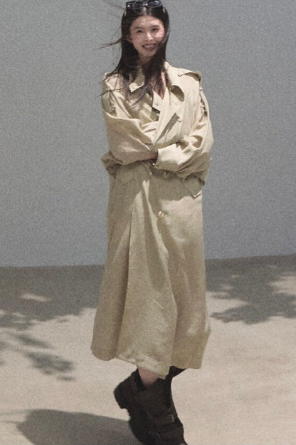 Cappotto parasole in acetato e lyocell