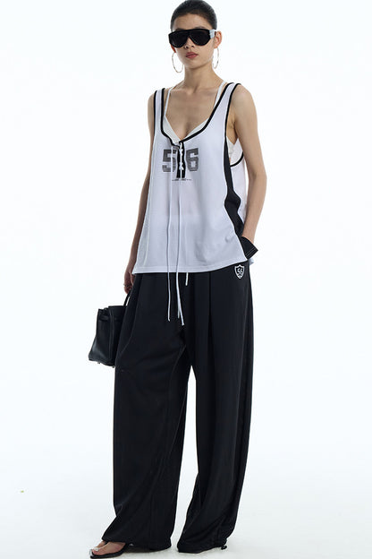 U-Neck Number 56 Jersey Vest