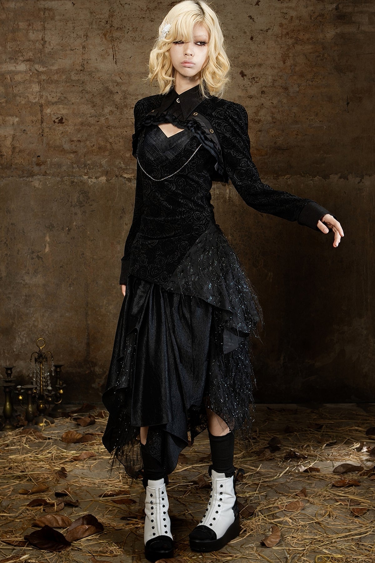 Gothic Punk Long-Sleeved Jacket
