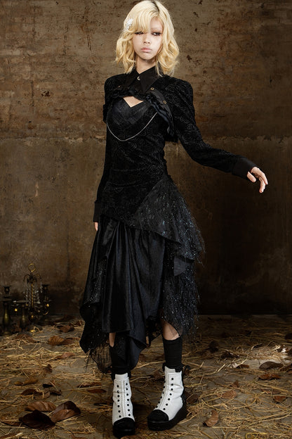Gothic Punk Long-Sleeved Jacket