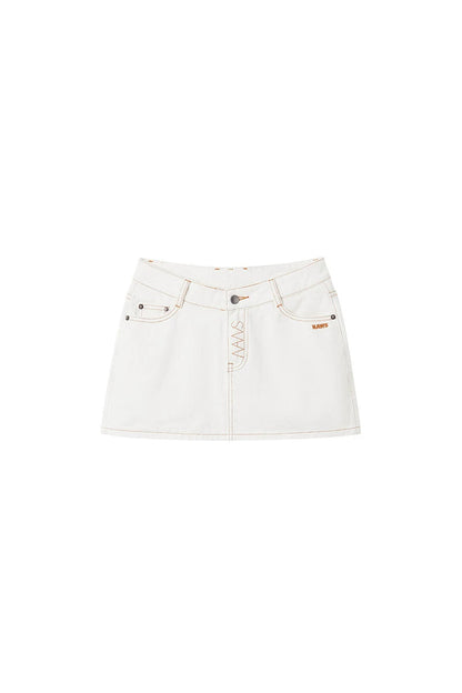 Equestrian Denim Skirt
