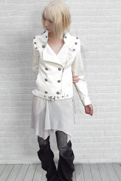 Military Style Double-Breasted Jacket