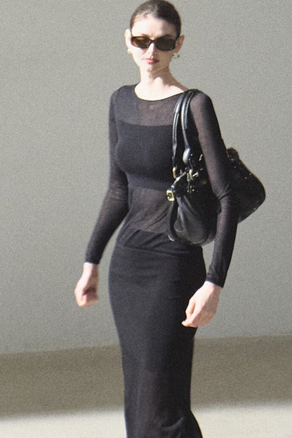 Old Money Lyocell Spliced Skirt