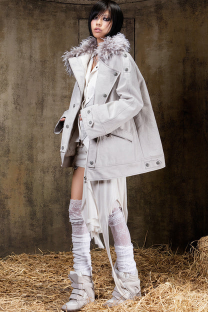 Style Mid-Length Loose Jacket