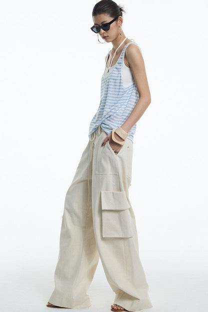 Nautical Striped Lyocell Tank Top