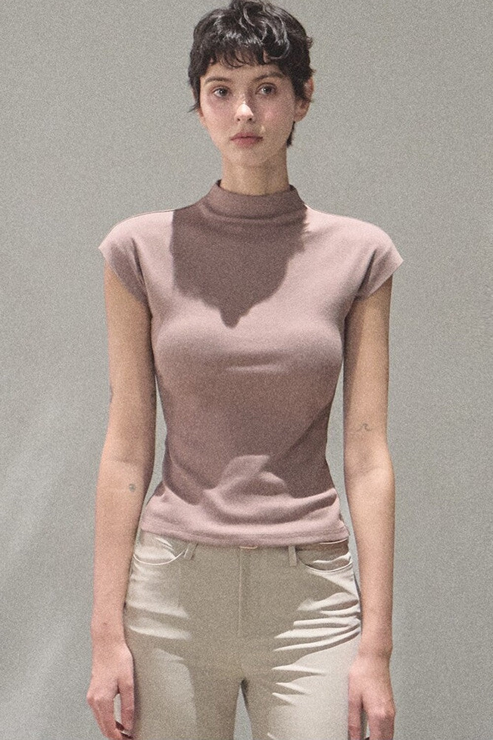 Lyocell Draped Flared Pants