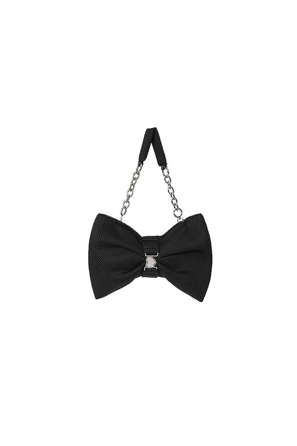 Bowknot Pleated Shoulder Bag