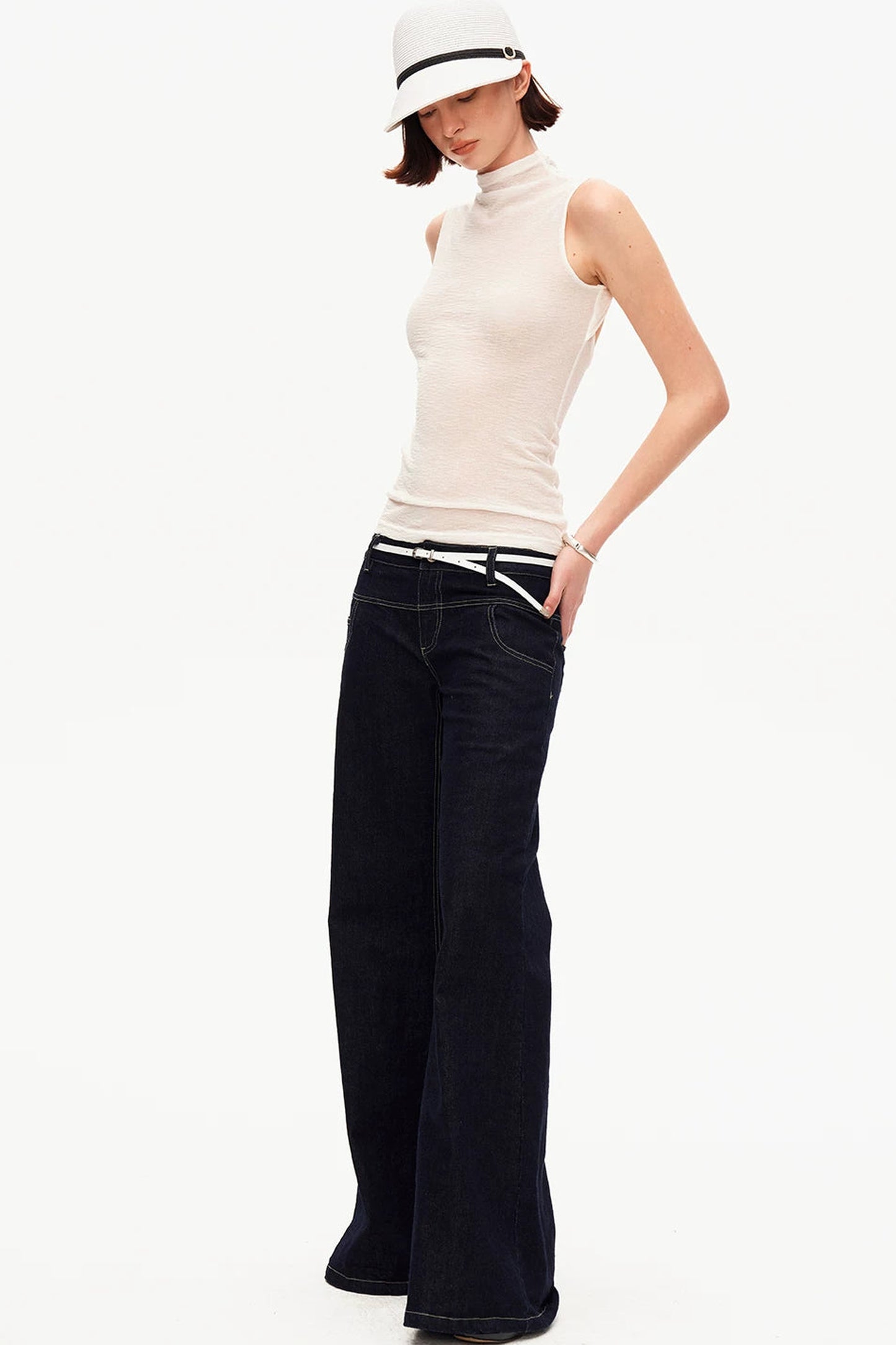 Tencel Wool Backless Vest
