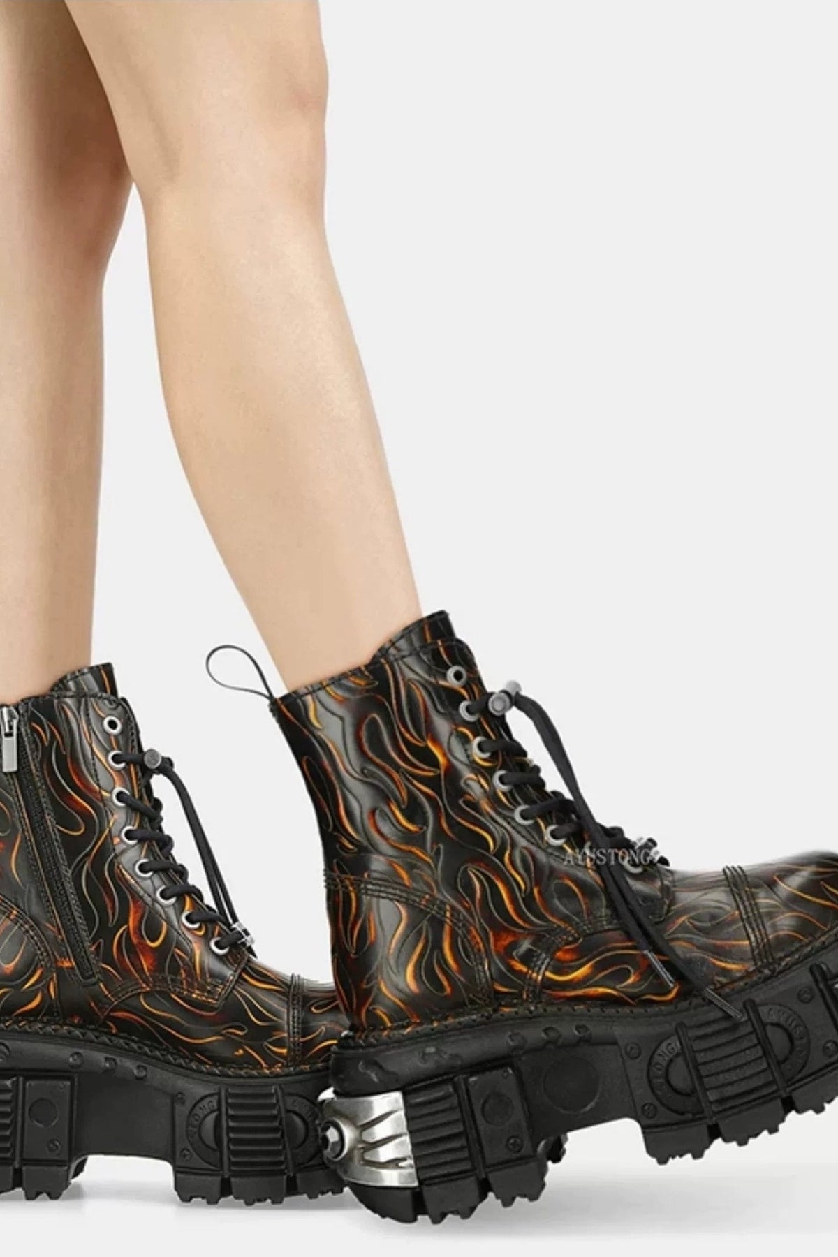 Y2K Punk Platform Boots
