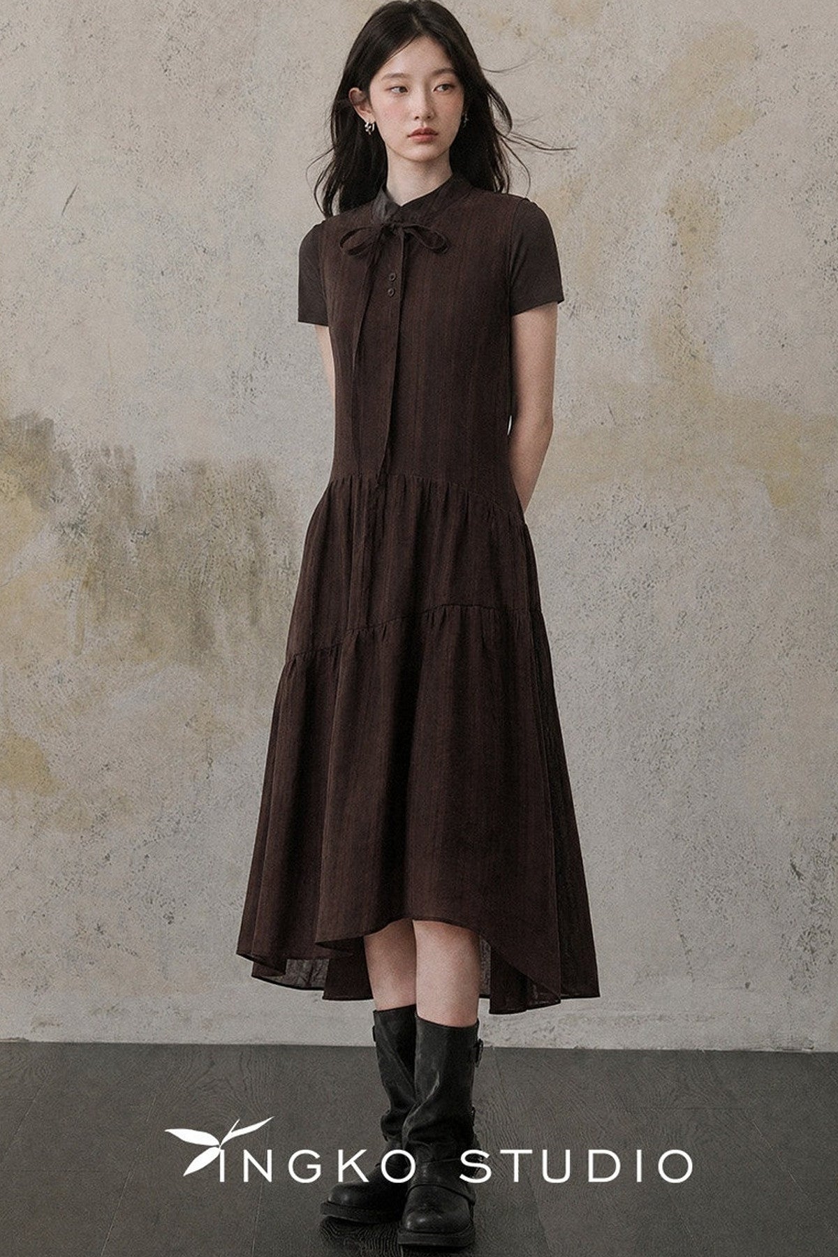 Detachable Collar New Chinese Dress