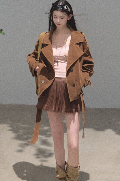Longing Chiffon Pleated Skirt