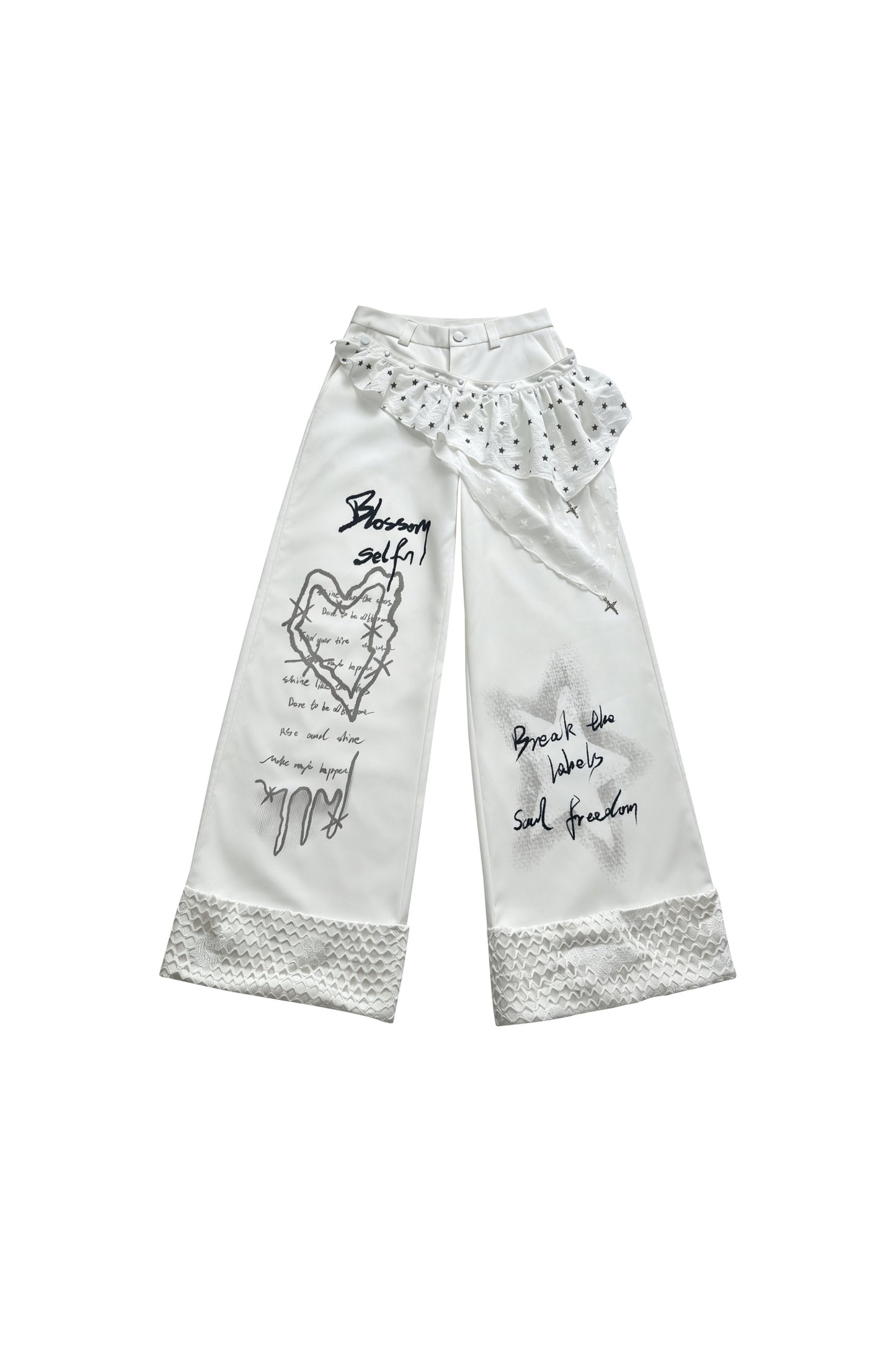 Pure Heart Wide-Leg Pants