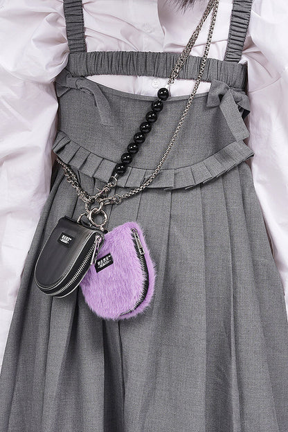 Borsetta con catena argentata Wild Key