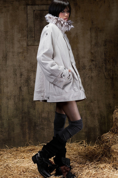 Style Mid-Length Loose Jacket