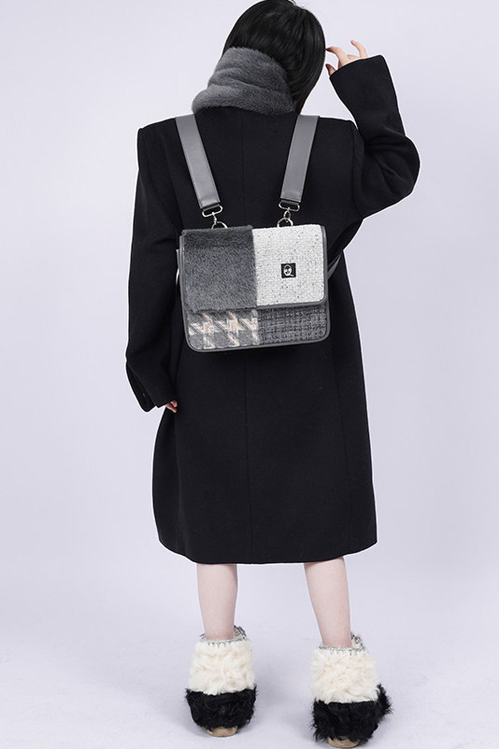 Y2K Color-Blocking Crossbody Bag