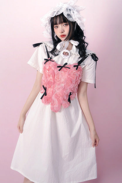 Heavenly Rose Jacquard Vest