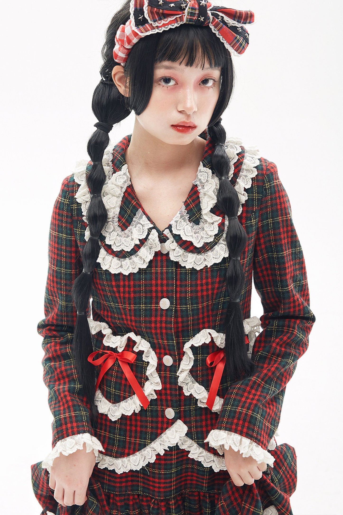 Showa Retro Red Lolita Coat
