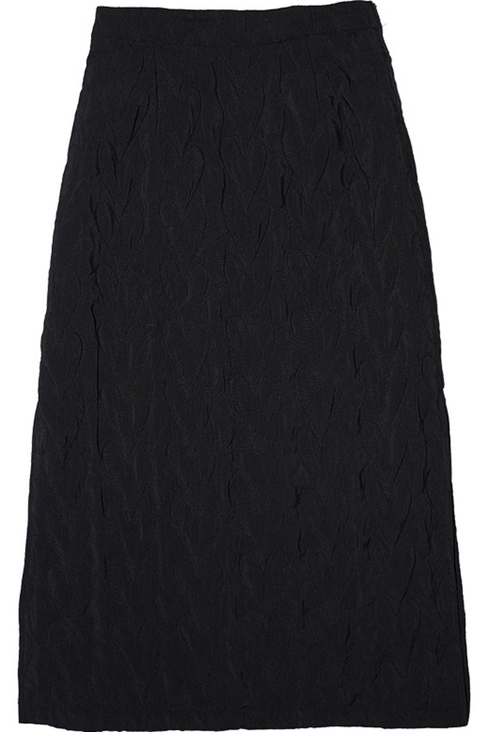 Heart Jacquard Slit Skirt
