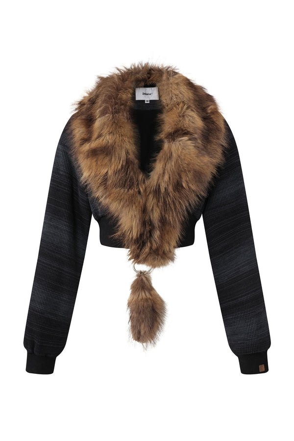 Detachable Ring Knit Jacket