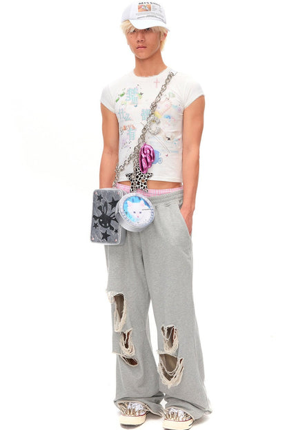 Dreams Lace Print T-Shirt