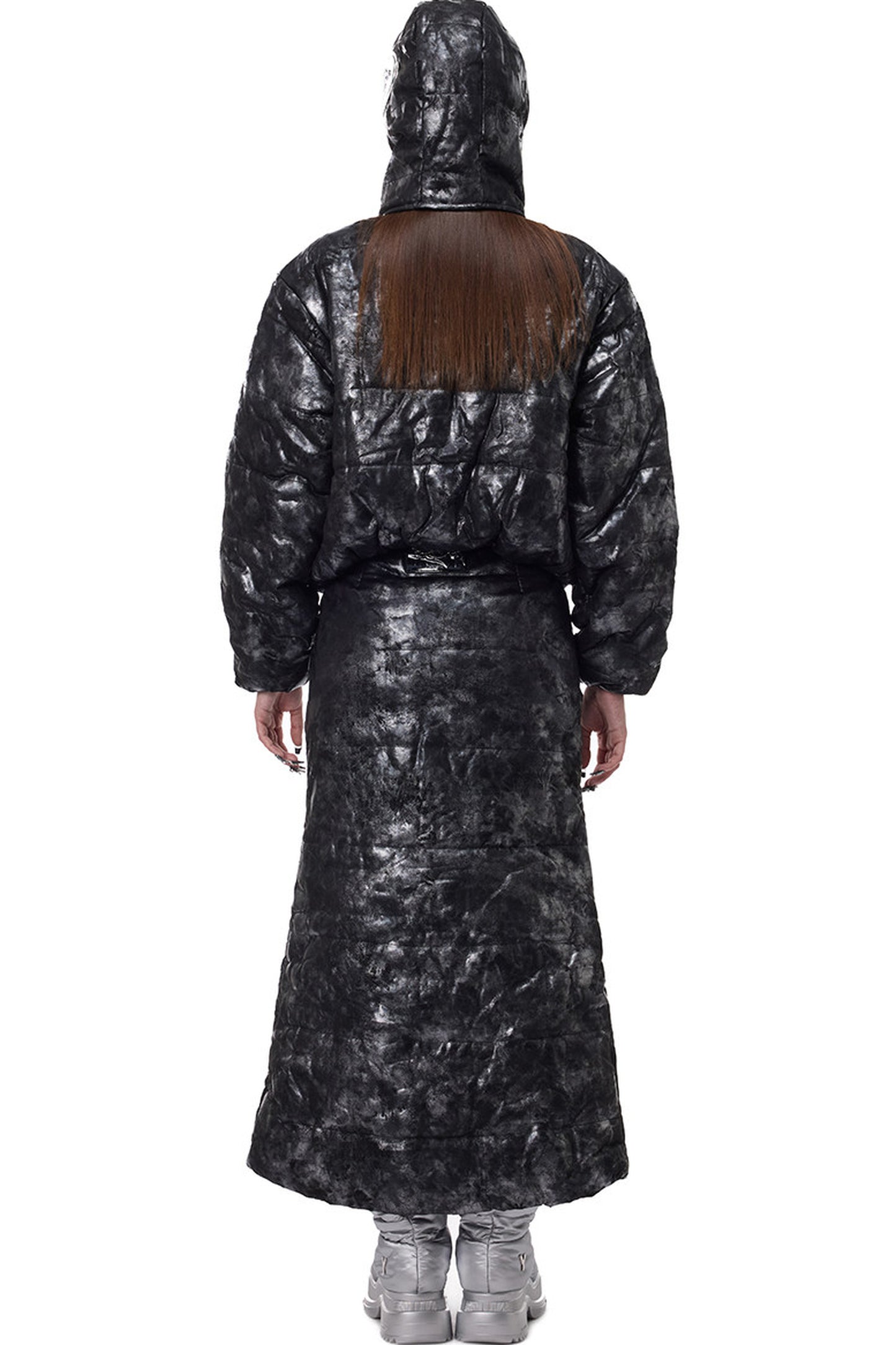 Electric Moon Quilted Skirt