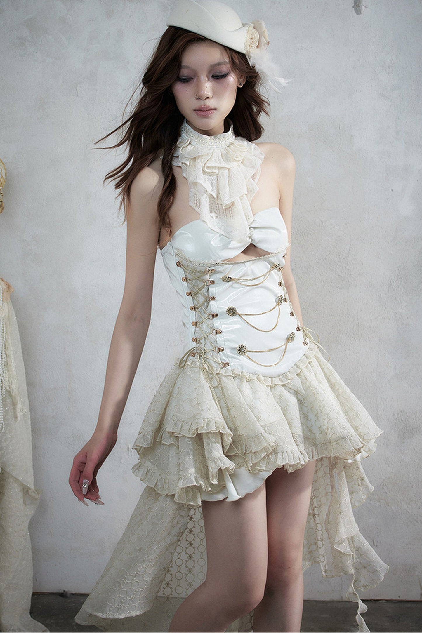 Baroque Lace Collar Scarf