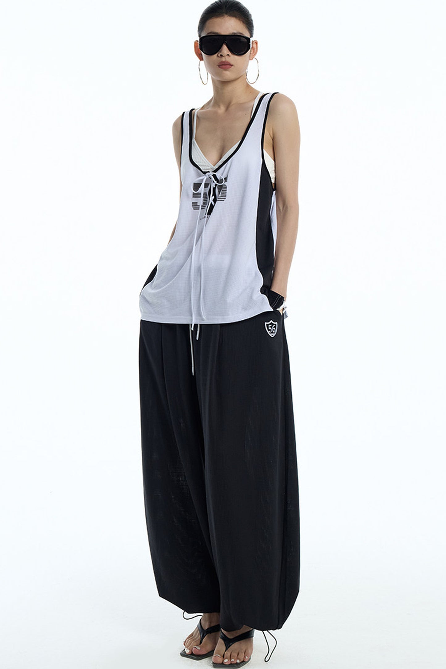 U-Neck Number 56 Jersey Vest