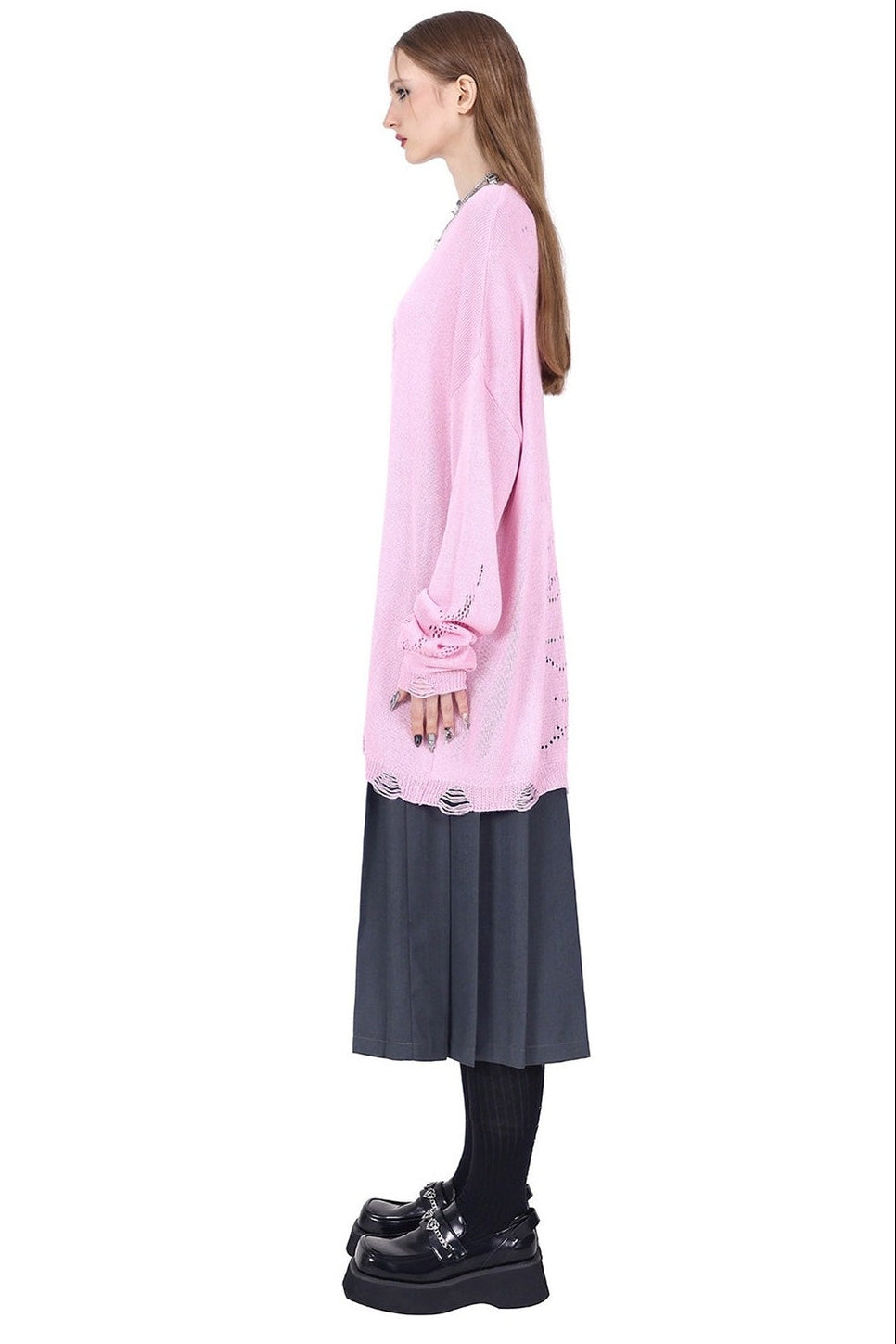 Y2K Hollow Out Knit Top