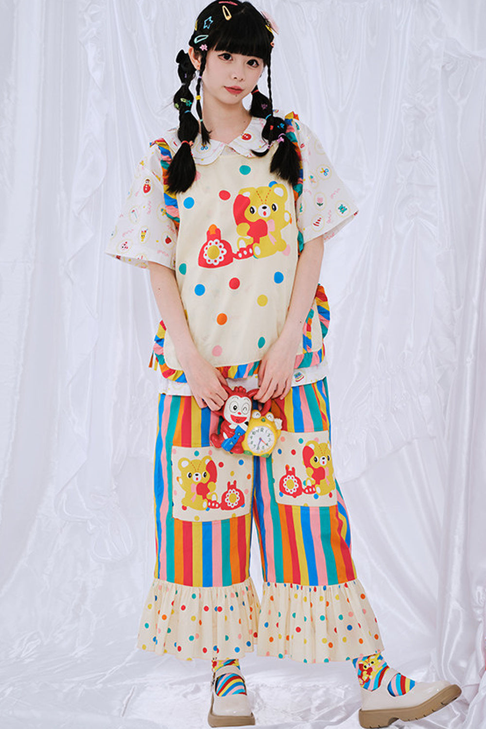 Japanese Rainbow Diary Vest