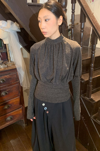 Convertible Raglan Knit Top