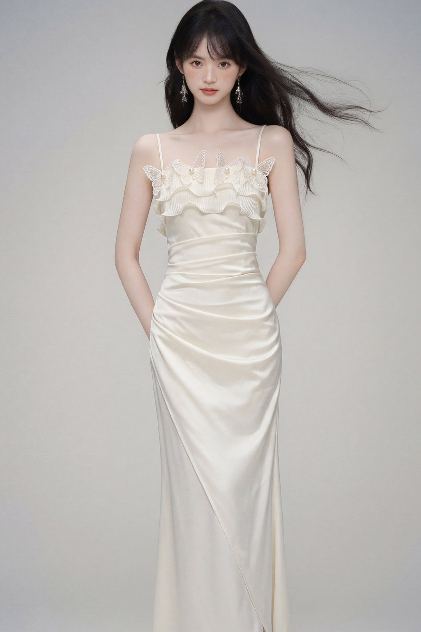 Butterfly Moon Spaghetti Dress