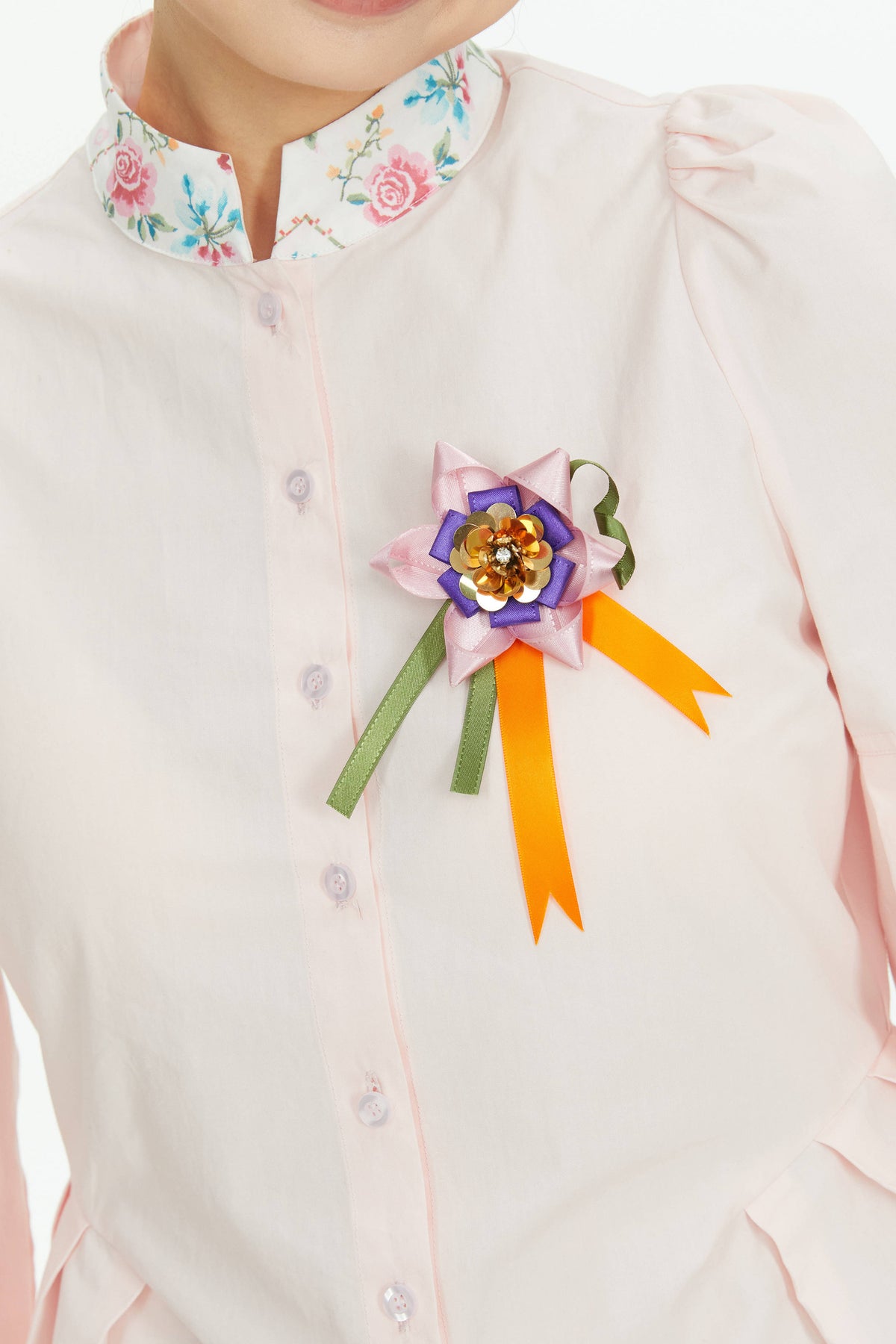 3D Floral Dual-Use Brooch