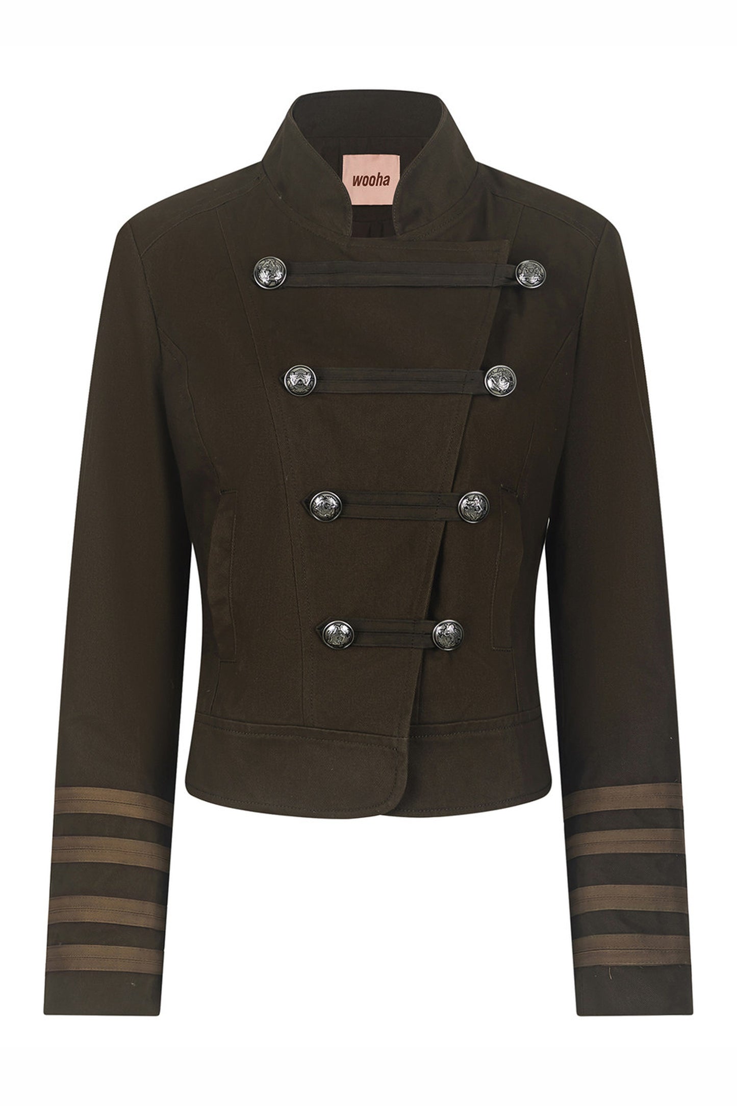 Retro Napoleon Stand Collar Jacket