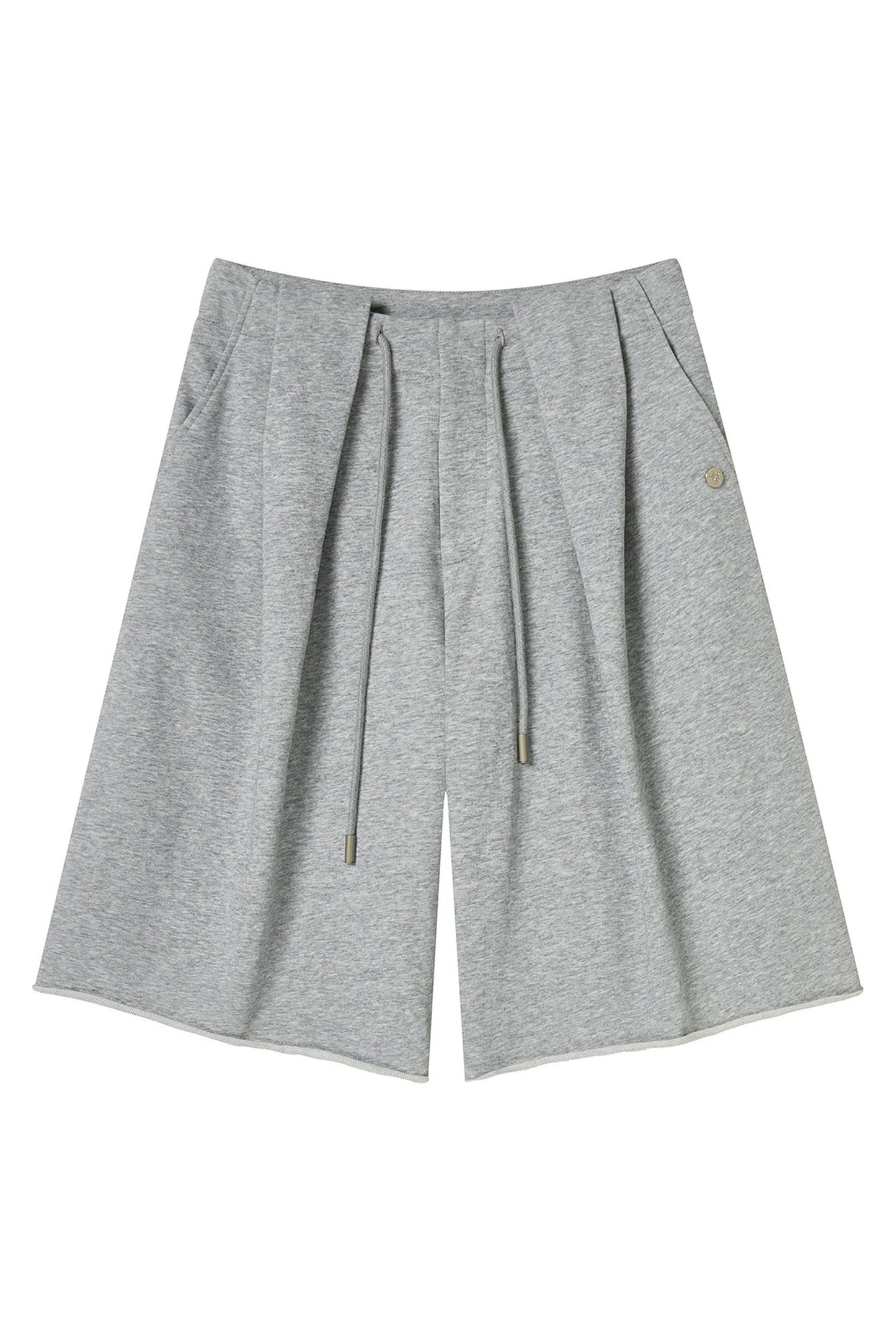 Loose Knit Drawstring Shorts