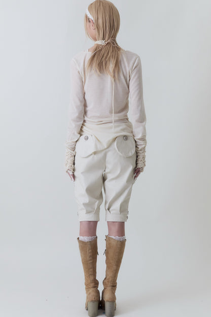 Medieval Embroidered Leather Riding Pants