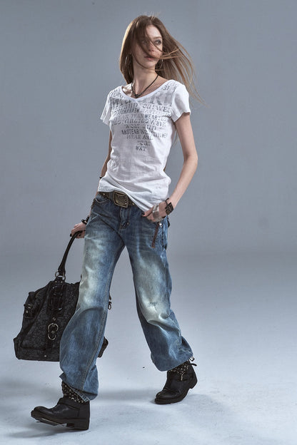 Reversible Sheer Cotton T-Shirt